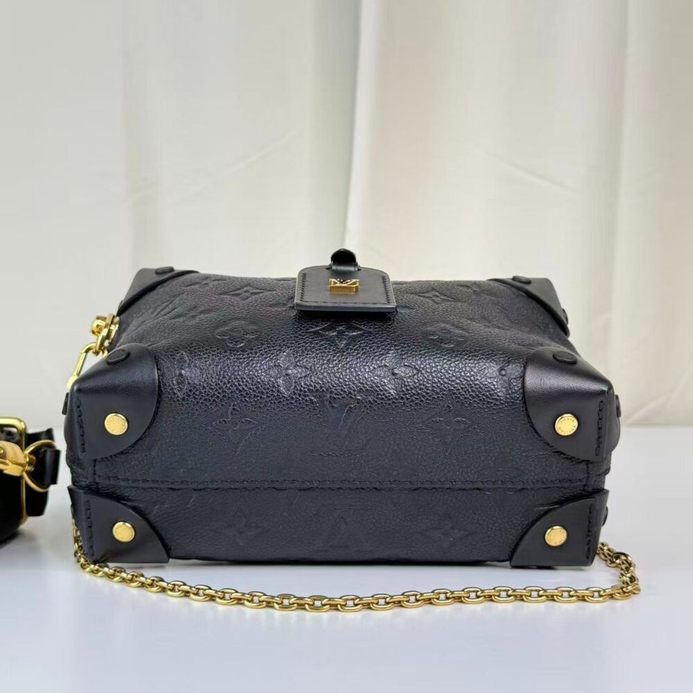 Louis Vuitton Black Empreinte Leather Shoulder Bag Crossbody - Picture 6 of 9